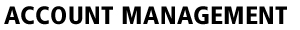 Account Management(ACC)