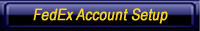 FedEx Account Setup